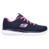 Sapatilhas Skechers Graceful-Get Connect Mulher Malha azul-marinho / guarnição rosa choque