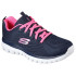 Sapatilhas Skechers Graceful-Get Connect Mulher Malha azul-marinho / guarnição rosa choque
