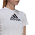 Top de treino adidas Primeblue D2M Logo Sport W Branco/Preto