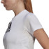 Top de treino adidas Primeblue D2M Logo Sport W Branco/Preto