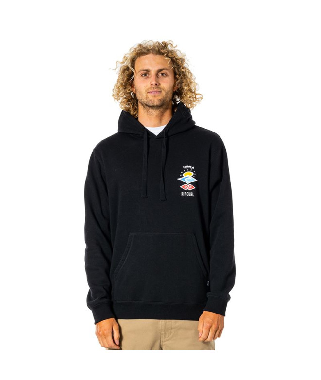 Casaco com capuz Rip Curl Search Icon M Preto