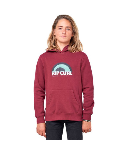 Moletom com capuz Rip Curl Mama Pop Boy Vermelho escuro