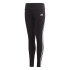 Leggings adidas Algodão 3-Riscas Menina Preto/Branco