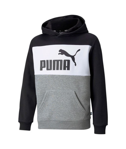 Moletom casaco com capuz Puma ESS+ Colorblock Hoodie...