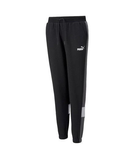 Puma ESS+ Colorblock Boy Preto Calças compridas Puma
