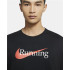 Camiseta running Nike de Dri-FIT M Preto