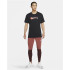 Camiseta running Nike de Dri-FIT M Preto