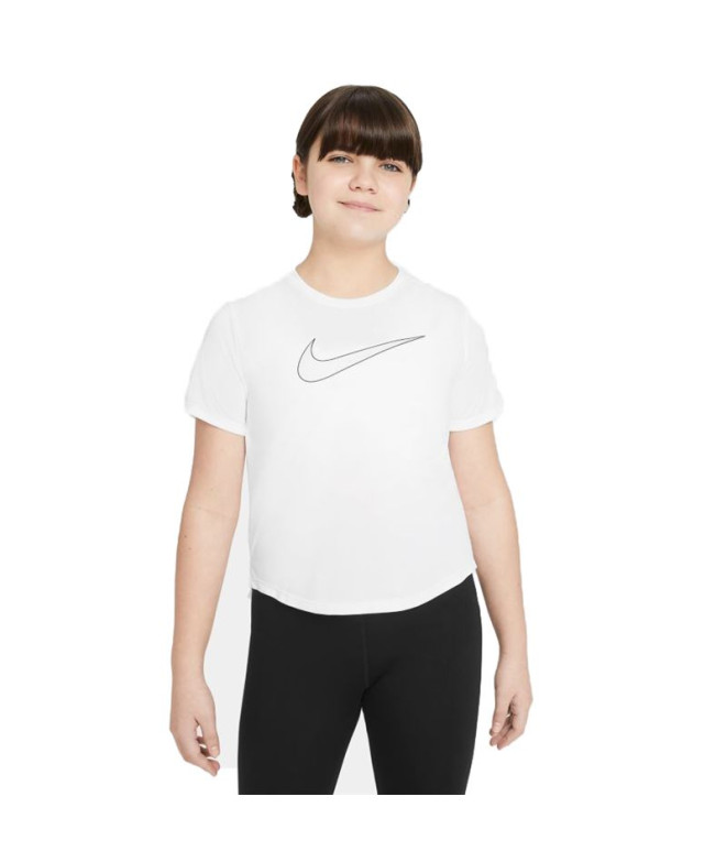 Camiseta Nike Dri-FIT One Girls Branco