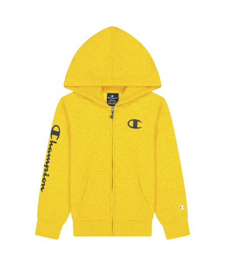 Casaco Champion Logótipo com fecho completo Rapaz Amarelo