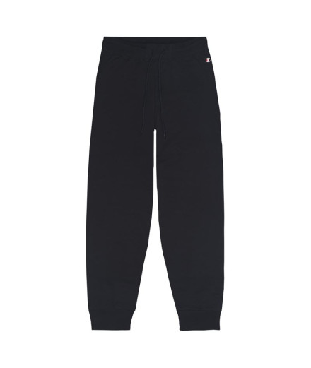 Calças Champion Rib Cuff C Logo Cuffed W Preto