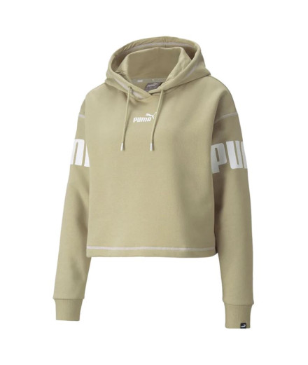 Sweatshirt Puma Power Hoodie Fl W Verde