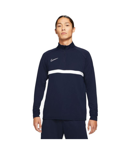 Camiseta futebol Nike manga comprida Dri-FIT Academy M Azul