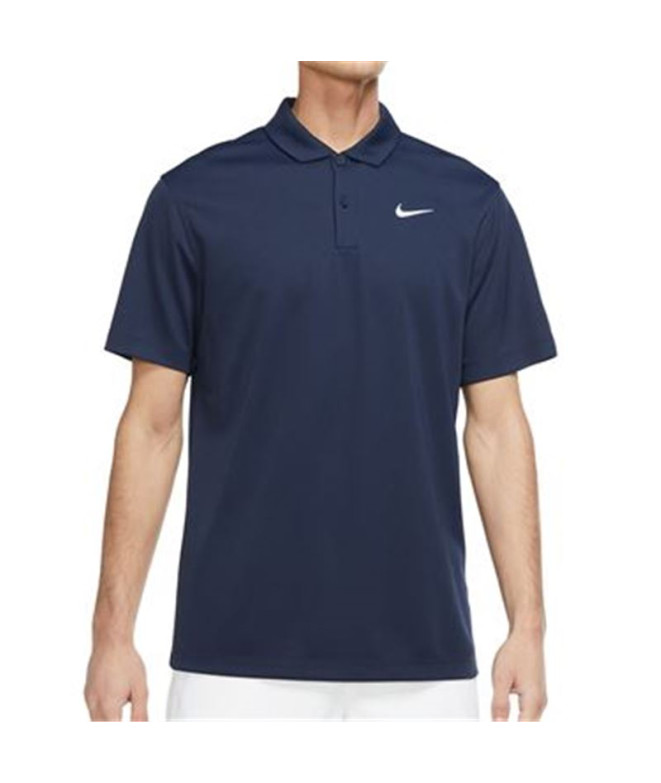 Polo tênis por NikeCourt Dri-FIT M Azul