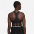 Sutiã esportivo Nike Dri-FIT Swoosh Cinzento