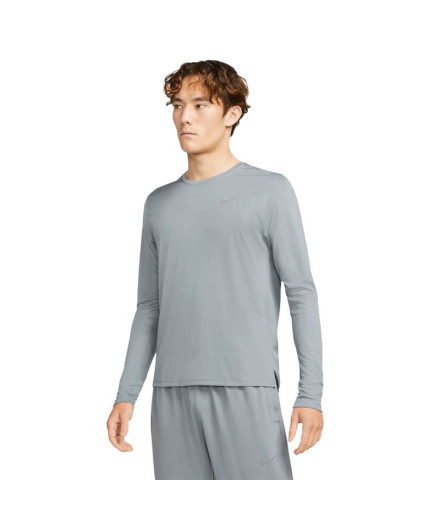 Camiseta running Nike manga comprida Dri-FIT Miler M Preto