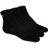 Meias calções ASICS Quarter 3PPK Preto
