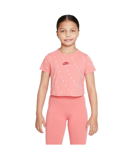 Camiseta Nike Roupa desportiva cor-de-rosa Menina