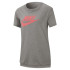 Camiseta Nike Roupa de desporto para raparigas cinzenta