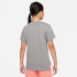 Camiseta Nike Roupa de desporto para raparigas cinzenta