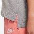 Camiseta Nike Roupa de desporto para raparigas cinzenta