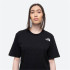 T-shirt de manga curta The North Face BF Redbox W Preto