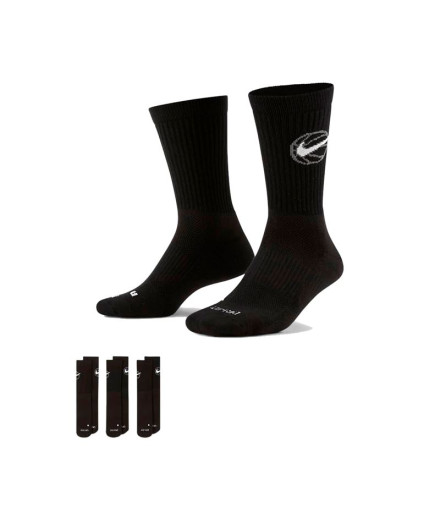Meias Nike Creme Everyday Preto