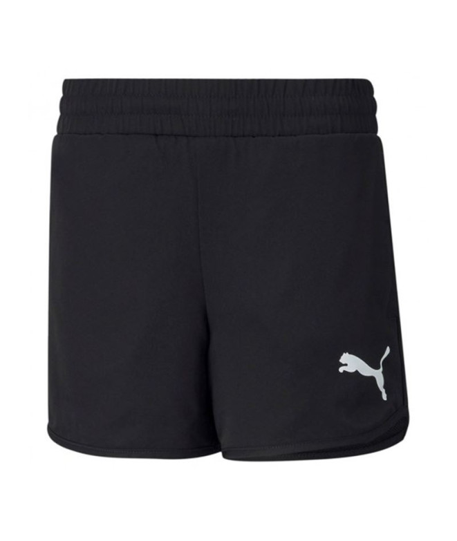Calça calções Puma Active Shorts Kids Preto