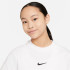 Camiseta Nike Roupa de desporto para raparigas Branco