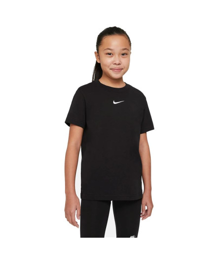 Camiseta Nike Roupa de desporto para raparigas Preto