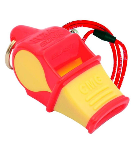 Apito FOX 40 Sonik Blast Vermelho / Amarelo