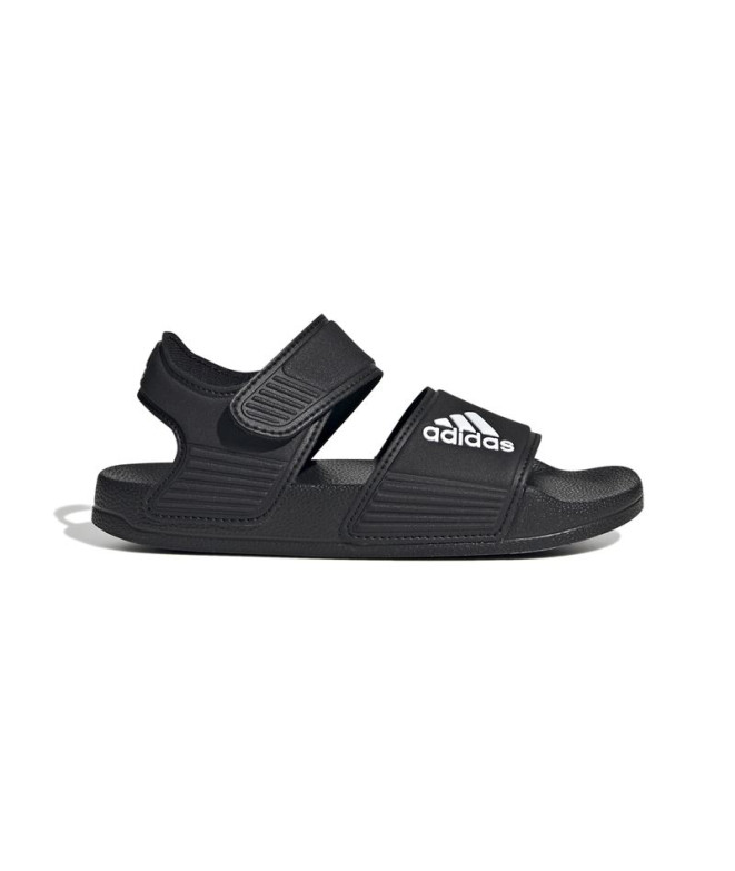Sandálias adidas natação da Adilette Kids Preto