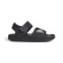 Sandálias adidas natação da Adilette Kids Preto