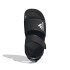 Sandálias adidas natação da Adilette Kids Preto