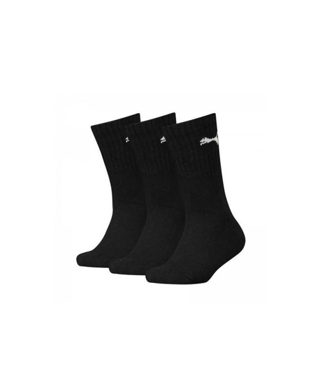 Meias Puma Crew x3 Preto