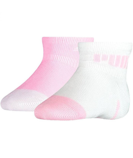 Meias Puma Baby Mini Cats x2 Rosa/Branco