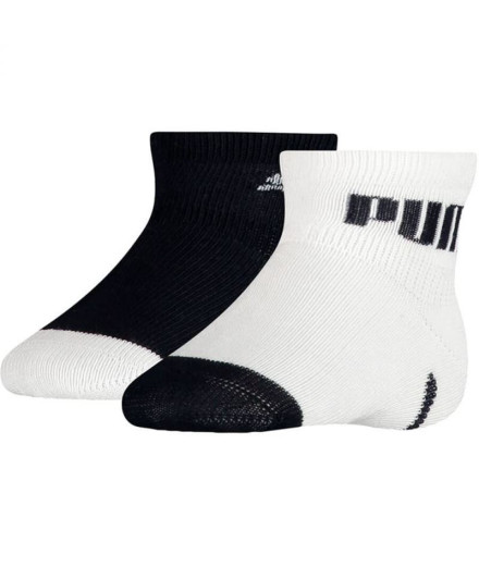 Meias Puma Baby Mini Cats x2 Preto/Branco