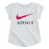Camiseta Nike Menina Swoosh JDI Branco