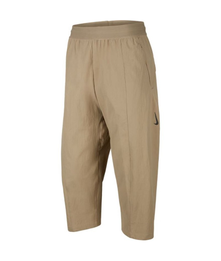 Calça Yoga Nike Homem de Dri-Fit Castanho