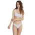 Bikini top Ysabel Bralette Dots B Cup Branco
