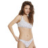 Bikini top Ysabel Bralette Dots B Cup Branco