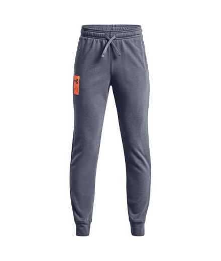 Calças Under Armour Jogger Rival Terry Kids Azul