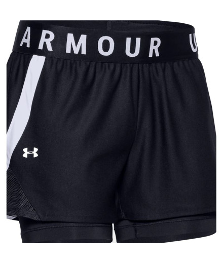 Calça Under Armour Mulher shorts Play Up 2 em 1 Preto
