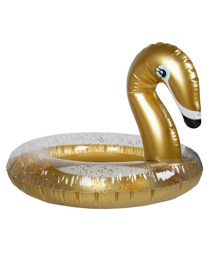 Carro alegórico Swim Essentials Cisne dourado com...