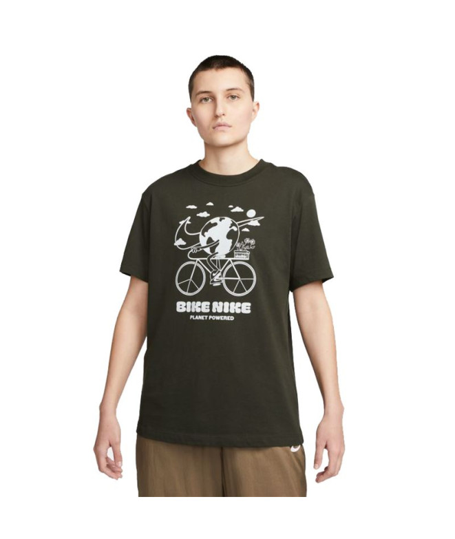Camiseta Nike Mulher manga curta Sportswear Verde