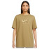 Camiseta Nike Mulher manga curta Sportswear castanho