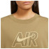 Camiseta Nike Mulher manga curta Sportswear castanho