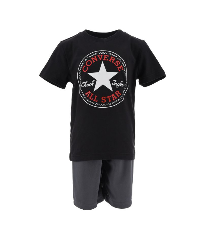 Conjunto Converse Chuck Taylor Patch Boy Preto...