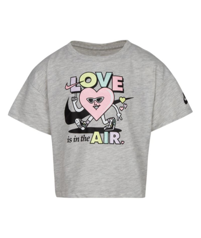 T-shirt Nike Knit Girls Gray