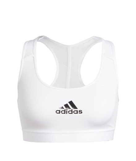 Sutiã esportivo adidas Mulher PowerReact Training Branco