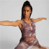 Top Puma Studio Crop Mulher Roxo